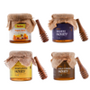 Pure Bliss Organic Honey Combo – 4 Flavors, 150gm Each