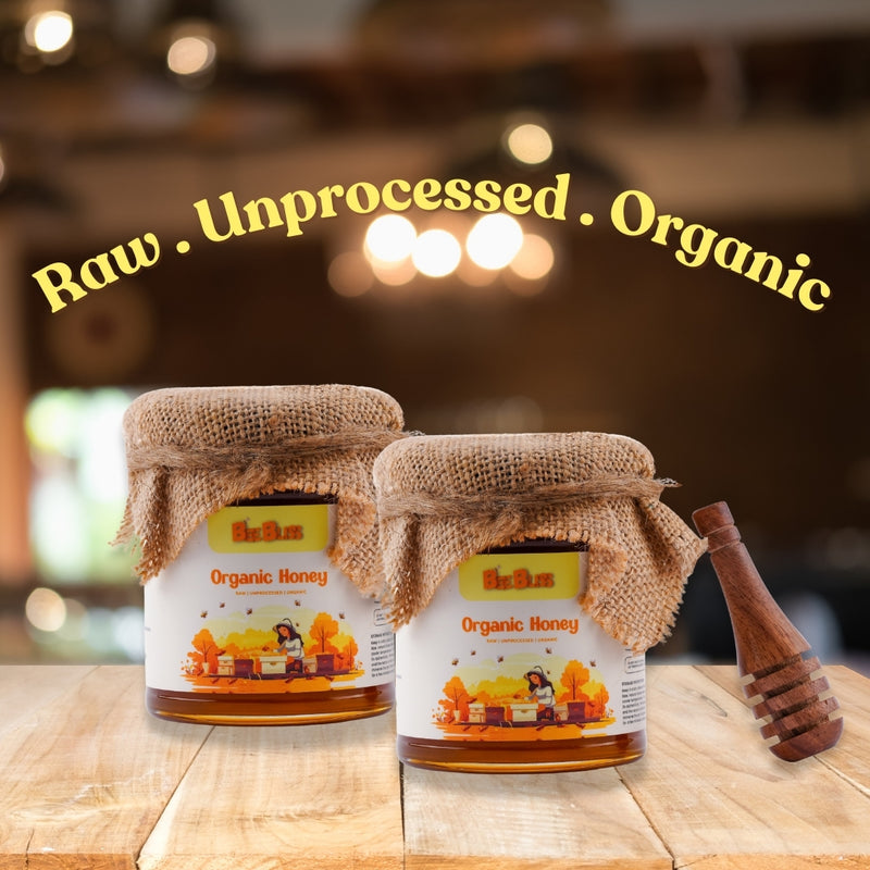 Organic Honey + Organic Honey 260 GM + 260 GM (Pack of 2)